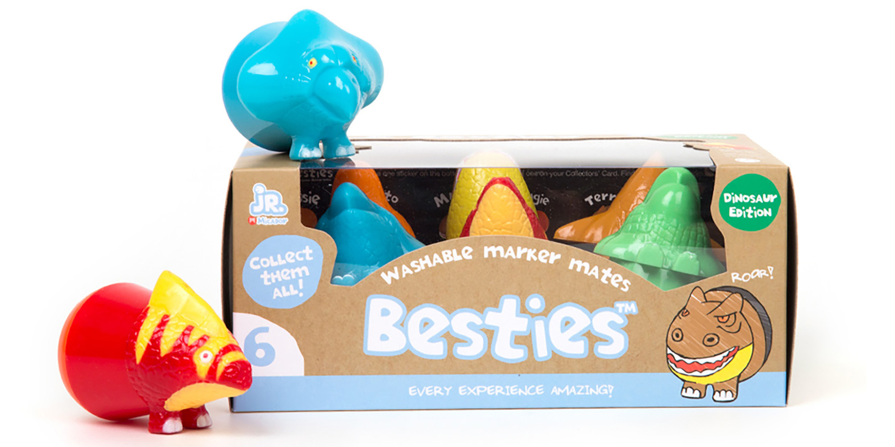 Micador Besties Dinosaur Edition crayon set