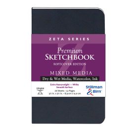 Zeta Softcover Sketchbook 3.5X5.5 by Stillman & Birn 