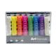 Art Materials Acrylics 75ml Neon Color Tube Set