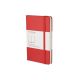 Moleskine Notebook Red Plain Pages 5x8.25