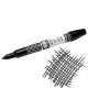 Chartpak Ad Marker Fine Point Super Black