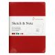 Hahnemuhle Sketch & Note A5 Booklets Red/Orange Bundle 