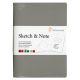 Hahnemuhle Sketch & Note A5 Booklets Grey/Pink Bundle 