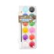 Micador Watercolour Palette and Brush 12 Colors