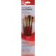 Princeton Brush Camel Flat Wash Value 4 Pack