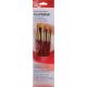 Princeton Brush Gold Taklon Round Shader Angle 4 Pack