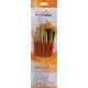 Princeton Brush Gold Taklon Value 6 Pack