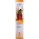 Princeton Brush White Taklon Value 5 Pack