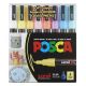 Posca Paint Marker Set PC-3M 8 Fine Soft Colors
