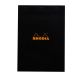 Rhodia Classic Staplebound Notepad A4 Black Graph