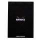 Rhodia Classic Staplebound Notepad A4 Black Dot Grid