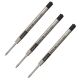 Easy Flow 9000 Ballpoint Pen Refill 3 Pack Black