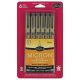 Sakura Pigma Micron Pen 6 Assorted Colors 01