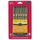 Sakura Pigma Micron Pen 6 Assorted Colors 005