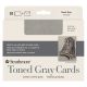 Strathmore Toned Gray Blank Greeting Cards 10 Pack