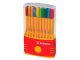 Stabilo Point 88 Fineliner Pen Color Parade