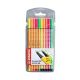 Stabilo Point 88 and 68 Set of 10 Neon Colors