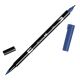 Tombow Dual Brush Marker Jet Blue 569