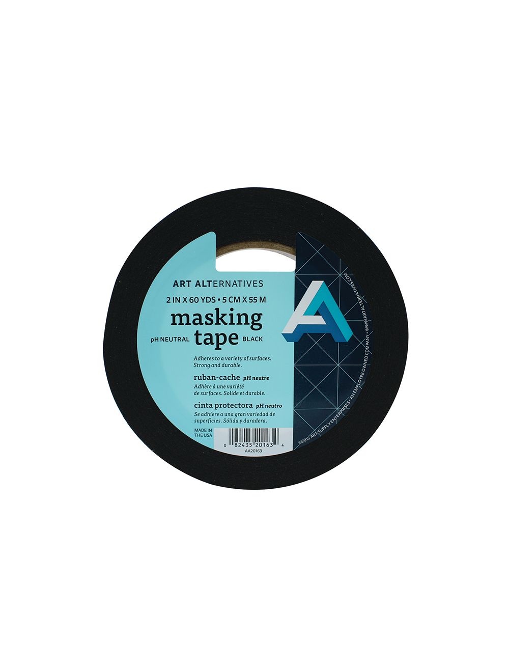 Art Materials Acid-Free Black Masking Tape 2