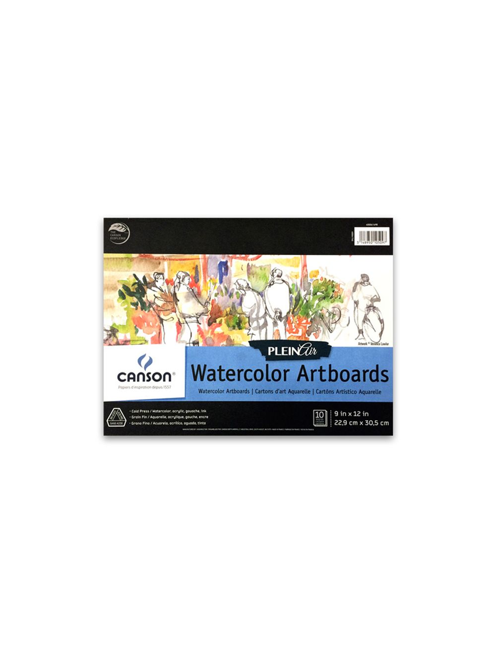 Canson Montval Plein Air Watercolor Artboards 9 x 12