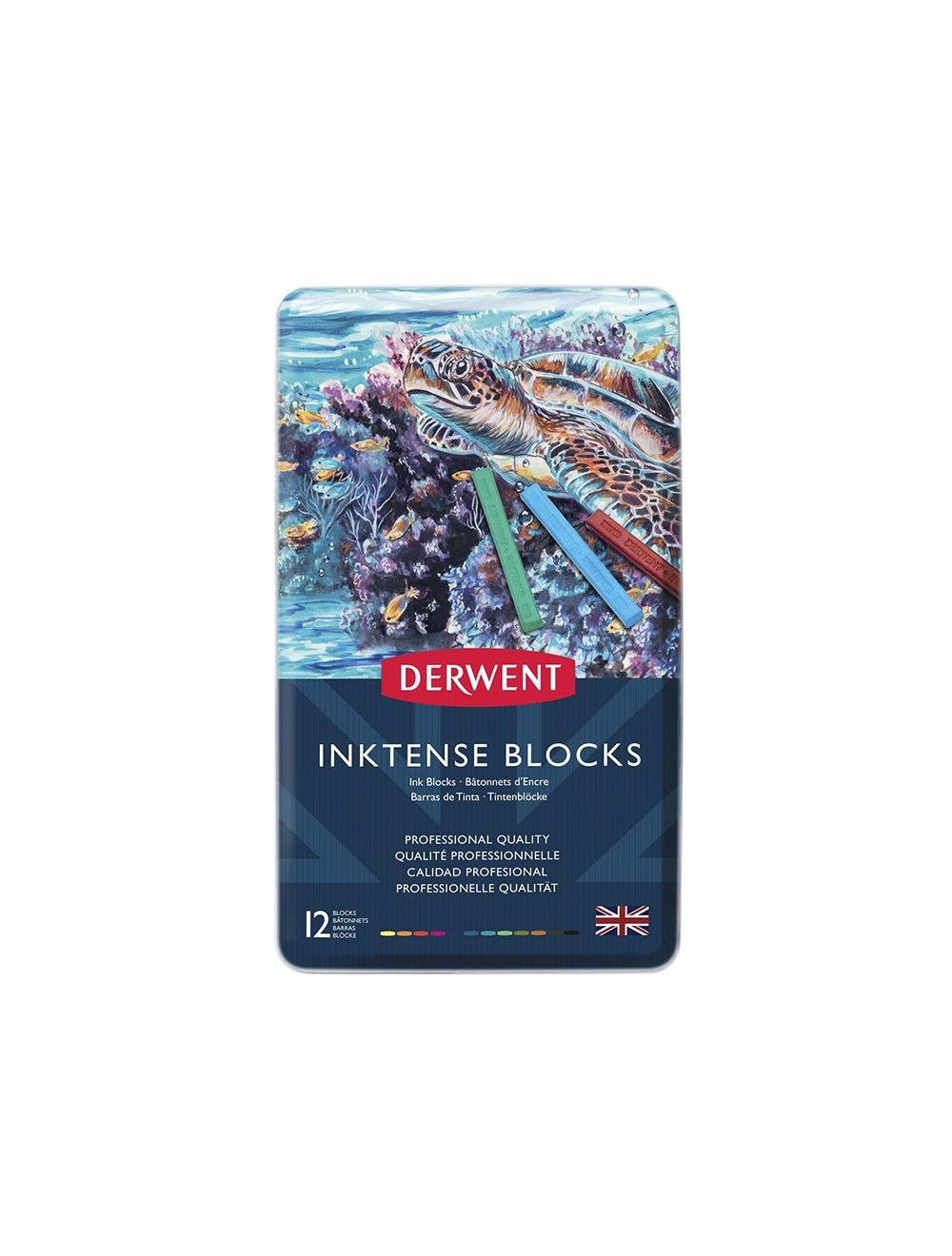 Derwent Inktense Blocks Set of 12 Tin