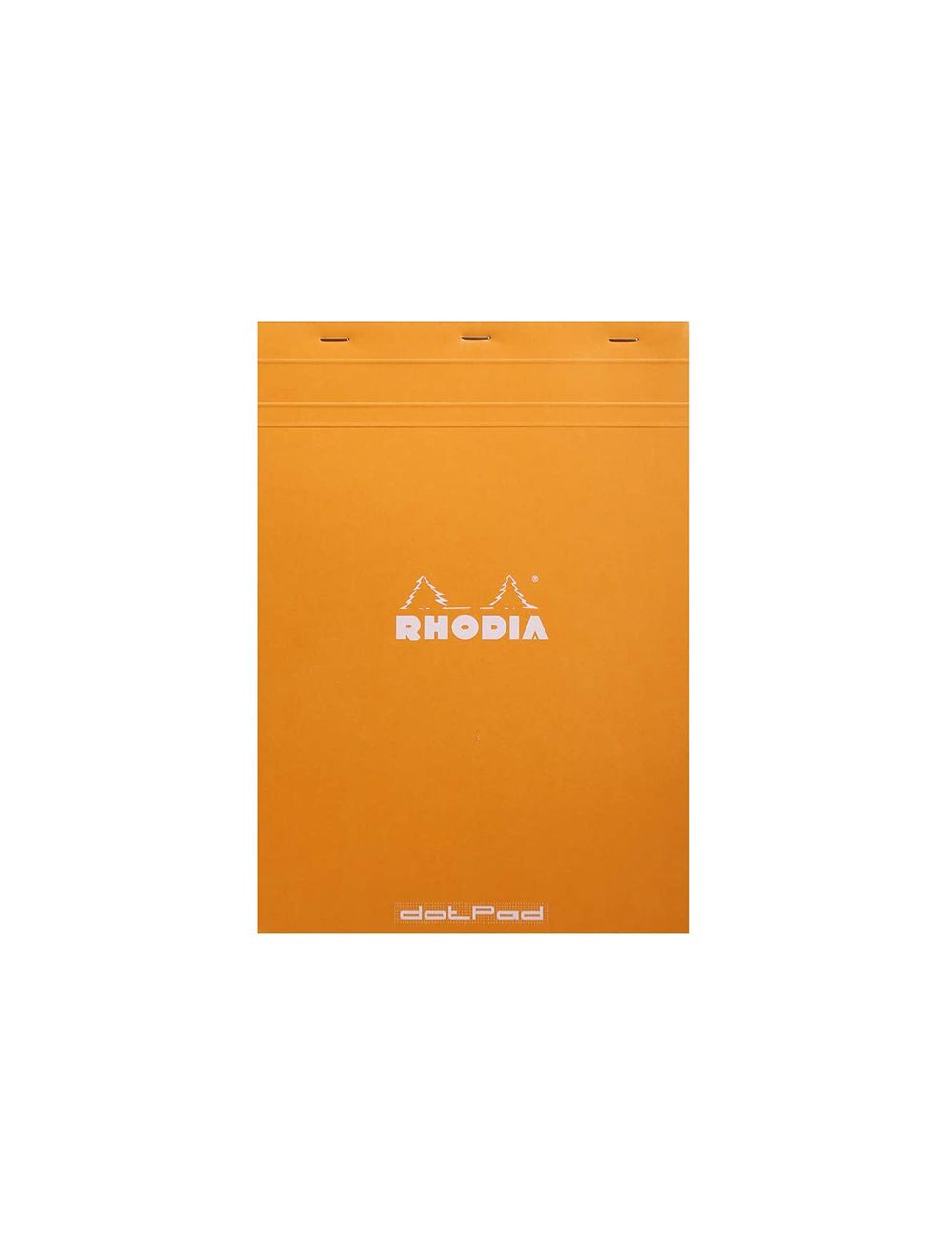 Rhodia Classic Staplebound Notepad A4 Orange Dot Grid