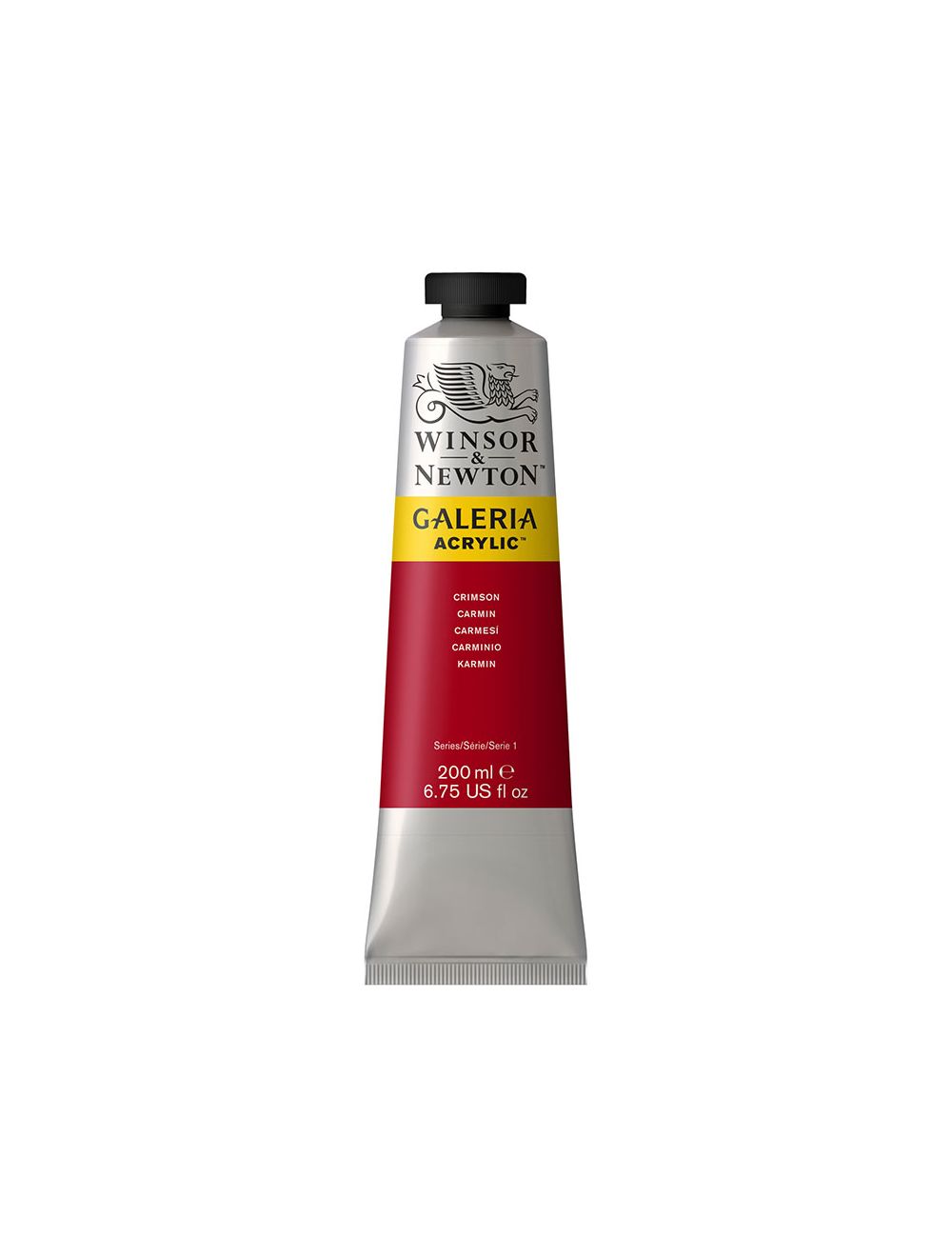 What are the primary colours in Winsor & Newton acrylics ranges?