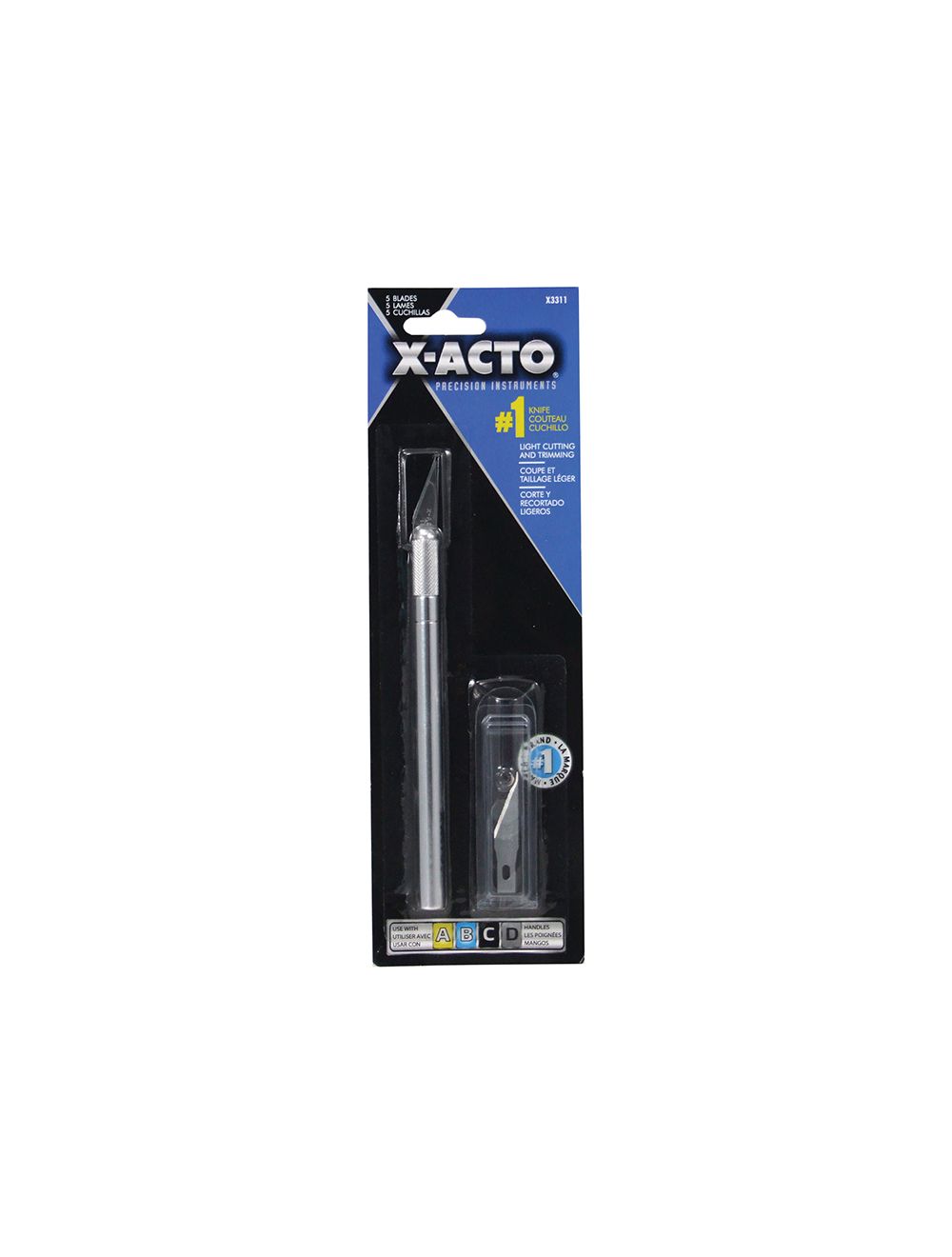 X-Acto Knife No. 1 w/ 5 #11 Blades - Artist & Craftsman Supply