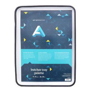 Art Alternatives Enamel Butcher Tray Palette 11x15 ⚠️