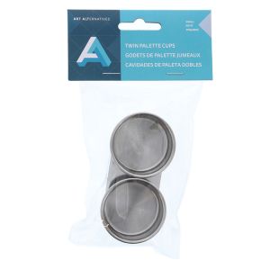 Art Alternatives Stainless Steel Twin Palette Cups Small