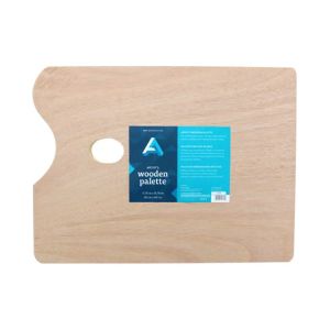 Art Alternatives Artists Wooden Palette Rectangular 7-7/8x11-3/4