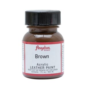 Angelus Leather Paint Brown 1oz Bottle