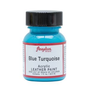 Angelus Leather Paint Blue Turquoise 1oz Bottle