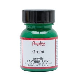 Angelus Leather Paint Green 1oz Bottle