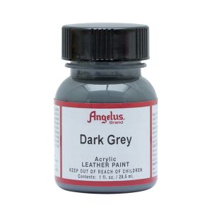 Angelus Leather Paint Dark Grey 1oz Bottle