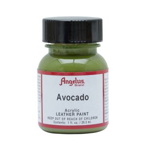 Angelus Leather Paint Avocado 1oz Bottle