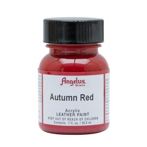 Angelus Leather Paint Autumn Red 1oz Bottle