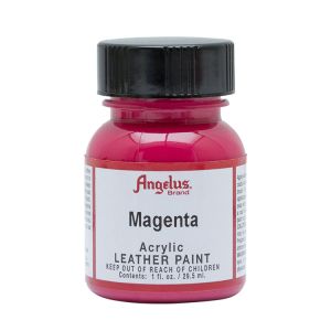 Angelus Leather Paint Magenta 1oz Bottle