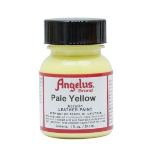Angelus Leather Paint Pale Yellow 1oz Bottle