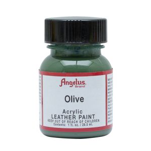 Angelus Leather Paint Olive 1oz Bottle