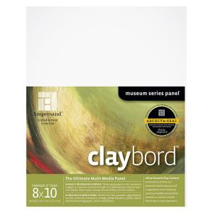 Ampersand Claybord Panel 8x10 Deep 2