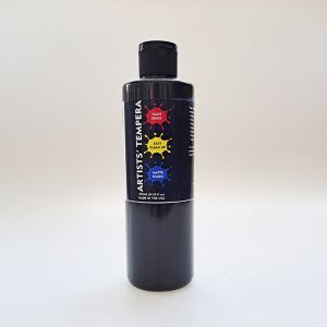 Art Materials Artists Tempera Paint 8oz Black