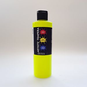 Art Materials Artists Tempera Paint 8oz Fluorescent Yellow