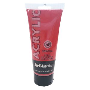 Art Materials Acrylic 200ml Cadmium Red Medium Hue