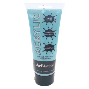 Art Materials Acrylic 200ml Light Blue Primary