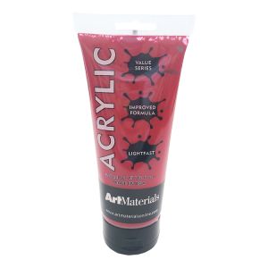 Art Materials Acrylic 200ml Cadmium Red Deep Hue