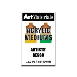 Art Materials Acrylic Artists Gesso 16oz
