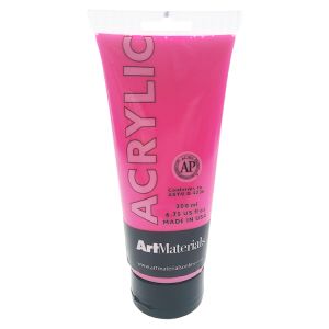 Art Materials Acrylic 200ml Neon Pink
