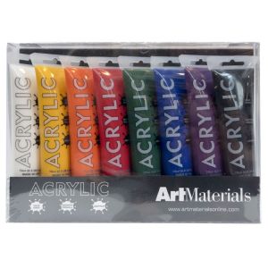 At Materials Acrylics 75ml 8 Tube Set