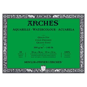 Arches Watercolor Block Cold Press 140lb 10x14